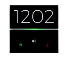 EELECTRON 9025GL02E03 GLASS PANEL OUTSIDE DOOR - BLACK