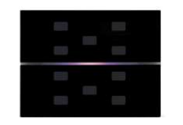 EELECTRON 9025GL310D03 CUSTOM DOUBLE GLASS - 3 MODULES - 10 CH - BLACK