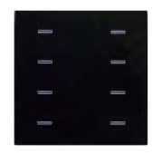 EELECTRON 9025GL08A03 GLASS 8 CH. - BLACK