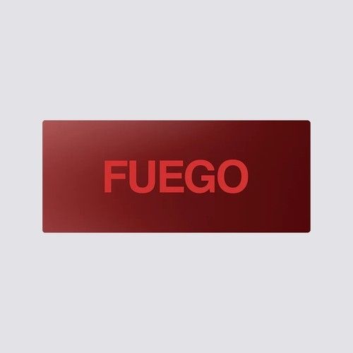 INIM FIRE FOP39 Fuego inch pictogram for ISS02X/ license plate