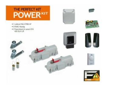 FAAC 105913 Kit Automazione Cancello Anta Battente POWER KIT 230V PERFECT