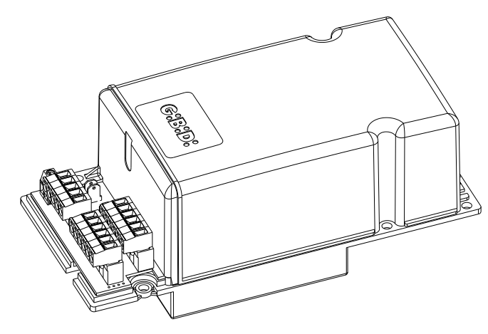 GIBIDI P9EICST007-13 Microprocessor electronic equipment for the automation of an SC230Sliding gate with 230Vac motor