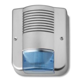 AVS ELECTRONICS 1161136 Self-powered outdoor LED siren in stainless steel