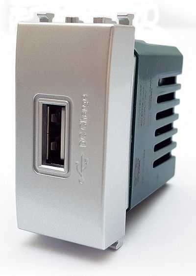 MAPAM 629A Usb Socket (5V=2A 265V) Gem 629A Aluminum