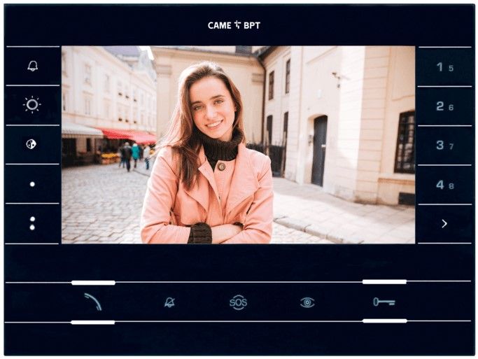 CAME 62100530 FUTURA X1 BK VIDEOCIT.SPEAKERPHONE