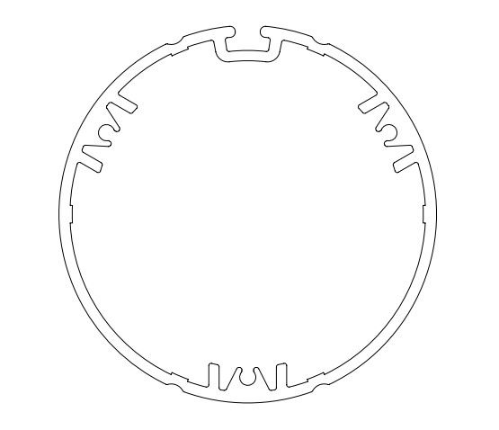 NICE 786.41.00 Ogiva 65x1,8 ruota sovrastampata + corona