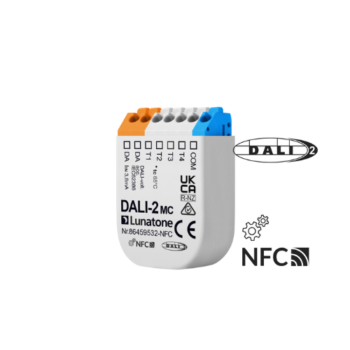LUNATONE 86459532-2-INT Push Button Coupler, input 4 x potential free cont