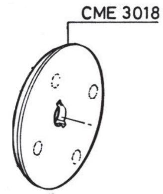 RIB CME3018 CENTERING FLANGE. R60 WITH SCREW