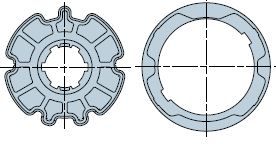 NICE 982.40.00 ZF80 wheel + crown