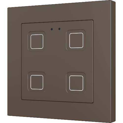 ZENNIO ZVITR55X4M Tecla RGB 55 X4. PC-ABS Capacitive push button 55x