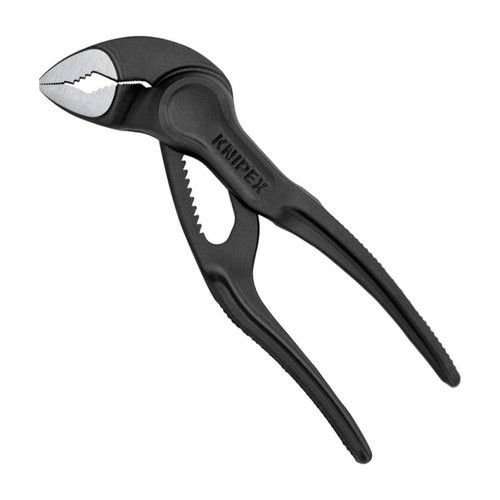 KNIPEX 87 00 100 BK Adjustable pliers for tubes and nuts Cobra XS