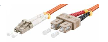 WP RACK WPC-FP1-6LCST-005 FIBER OPTIC MULTIMODE PATCH CORD 62,5/125 LC-ST, 0,5 MT. OM1
