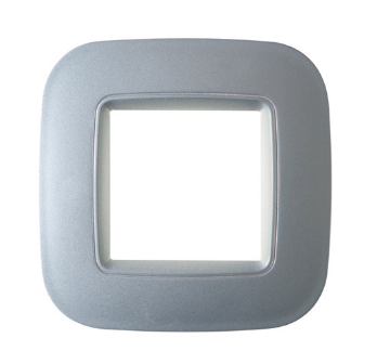 EELECTRON SK02A01ACC EELECTA 2-MODULE PLATE - SILVER