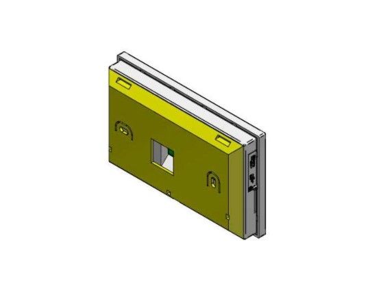 INIM KB-ALIEN/SN Fixing/spacer bracket, black color to distance the Alien/SB keyboard from the wall