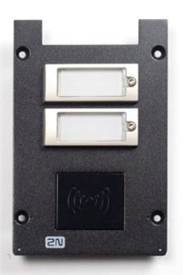 9151914 2N IP Force panel- 2 buttons- card reader ready