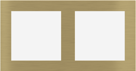 EKINEX EK-P2P-GBB Rectangular 71 (Form/Flank/NF) plate METAL (ALUMINIUM) - 2 windows