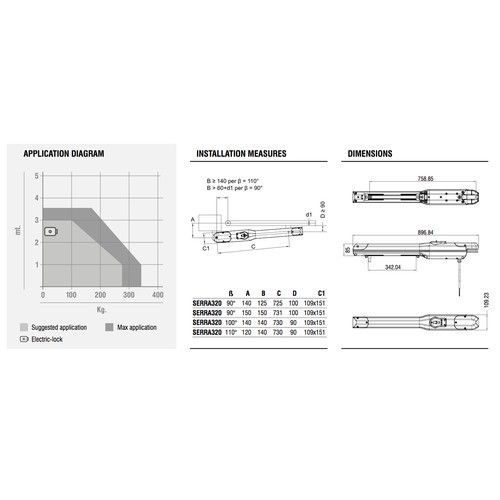 GIBIDI A90507P BL230 MOUNTING BRACKET KIT.