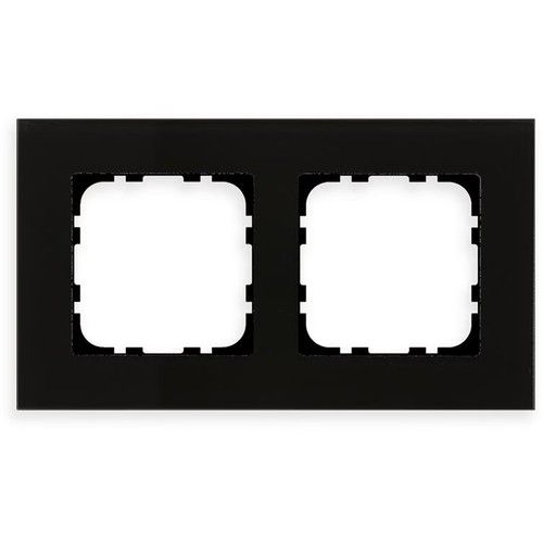 MDT BE-GTR2S.01S Double glass frame 55x55mm. , black