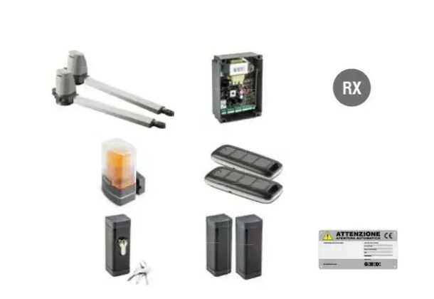 K155/B Kit Automazione Per Cancelli A Battente Gibidi Kit Kuda150