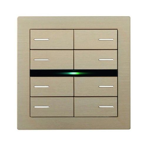 EELECTRON BK08MT-CH KIT 8 TASTI RETTANGOLARI METAL CHAMPAGNE - LINE