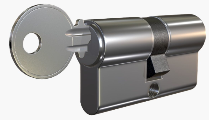 GIBIDI AJ00680/03 DOUBLE ENCRYPTED EUROPEAN CYLINDER FOR EXTERNAL UNLOCKING