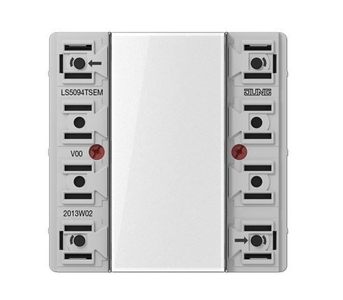JUNG LS5094TSEM F50 KNX button sensor module with acc. Universal integrated bus - 3 channels - mod. LS990