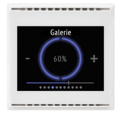 ELSNER 70821 Cala Touch KNX CH Room controller, black