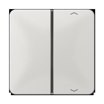 JUNG CD401TSAPLG Key cover for sensor 1 c-channel. symbol mod. CD 500- light grey