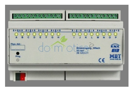 MDT BE-16024.01 MODULO INGRESSI BINARI A 16 INGRESSI 24 VAC/DC ( ESTENDIBILI FINO A 100 MT )