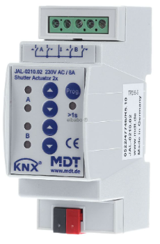 MDT JAL-0210.02 KNX 2-fold shutter actuator JAL-0210.02