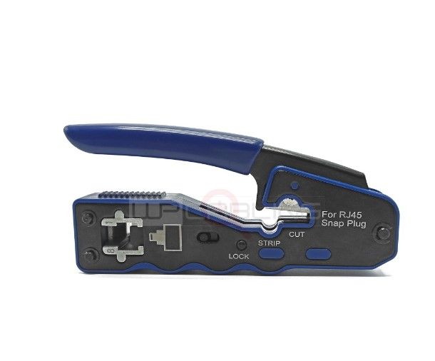 WP RACK WPC-TLA-005 PROFESSIONAL WIRE THROUGH CRIMPING TOOL FOR RJ45 PLUGS