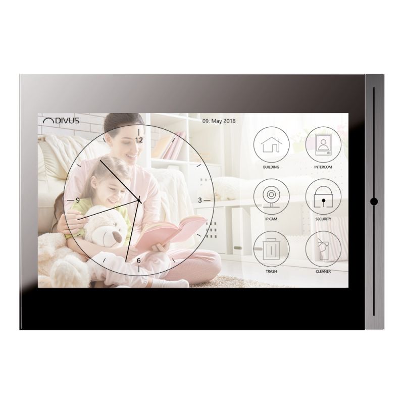 TZ15-B-V4 DIVUS TOUCHZONE 15 BLACK - touch panel for buildings