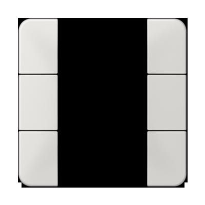 JUNG CD503TSALG Key covers for sensor 3 channels F50- mod. CD500- light grey