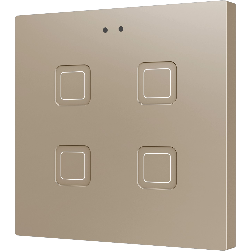 ZENNIO ZVIT70X4C 70 X4 key. PC-ABS Capacitive push button 70x70 -