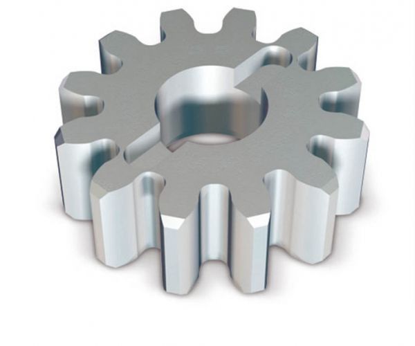 NICE RUA12 Corona a 12 denti, modulo 6, da abbinare alla cremagliera ROA81