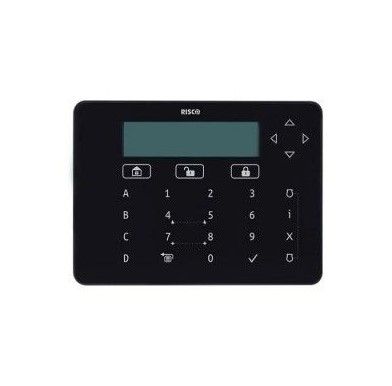 RISCO RPKEL0B0000A Tastiera touch ELEGANT Nera per ProSYS Plus e LightSYS2.