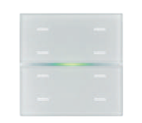 EELECTRON 9025GL08B01 9025 KNX CAPACITIVE BUTTON, WHITE GLASS 8 CHANNELS