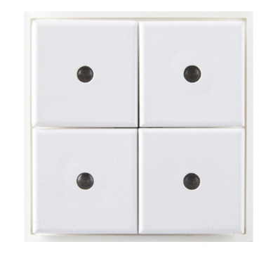 EELECTRON WB40A10KNX 4-CHANNEL KNX MINI PUSH-BUTTON PANEL WITH WHITE LED