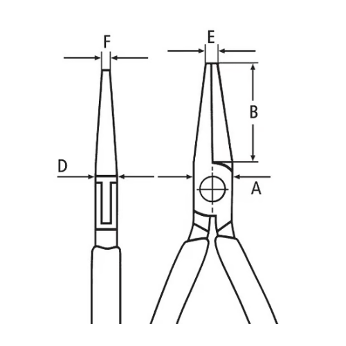 KNIPEX 35 31 115 Tronchese laterale per eletronica