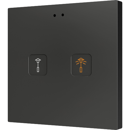 ZENNIO ZVIT70X2 70 X2 key. PC-ABS Capacitive push button 70x70 -