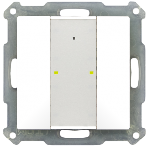 MDT BE-TA55P2.01 BE-TA55P2.01: Plus button 2 times, 55mm, White - Matt finish