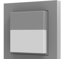 ZENNIO ZPDW0V2S W0 Wall Presence Detector, silver