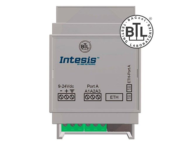 INTESIS INSTCMBG0160000 BACnet IP and MS/TP client or Modbus TCP and RTU master on ST Cloud - 16 devices
