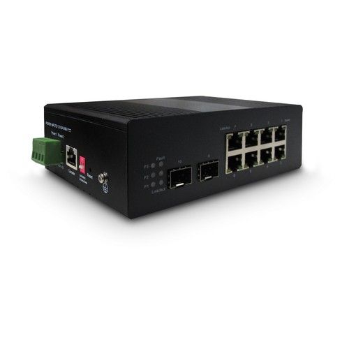 ELMO SW09 Switch PoE industriale managed su barra DIN con ra
