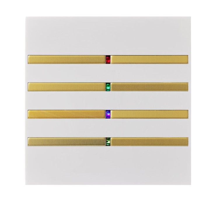 BLUMOTIX BX-F-QRWLD QUBIK ICON Glass cover 2 Shutter buttons 120X80mm 