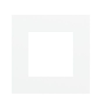 EKINEX EK-PQP-6-GA_ Pack of 6 square plastic window plates 45x45