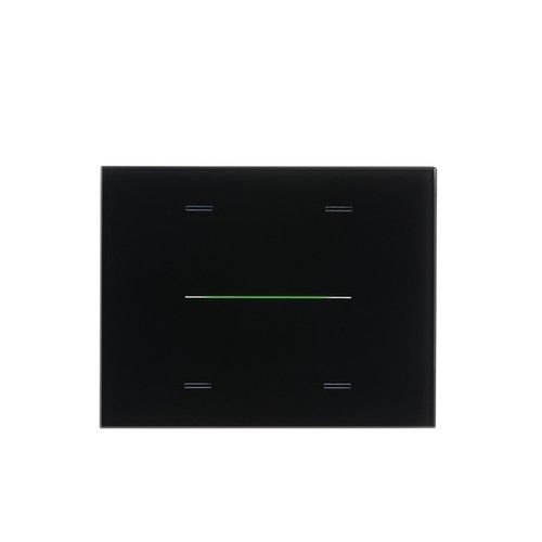 EELECTRON 9025GL304LM3 VETRO - 4 CH - 3 MODULI - SERIE LINE - RGB - NERO