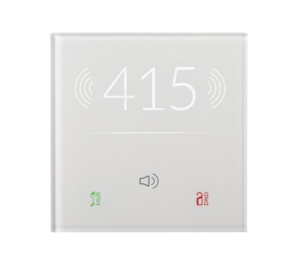 EELECTRON 9025GTR03L01 GLASS PLATE FOR 9025 TRANSPONDER READER - WHITE