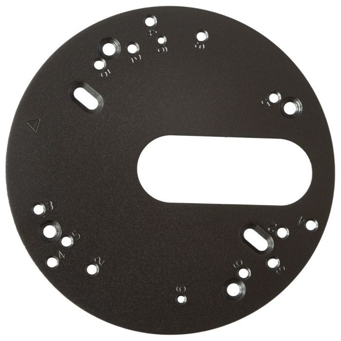 ELAN MT-DSAP-BK IP Cameras Dome Camera Single Gang Box Adapter Plate (black)
