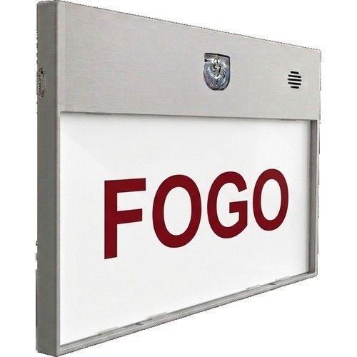 COOPER CSA INCENDIO EF-TRASP-FOG TRASPARENTE EFSB FOGO ETCHED